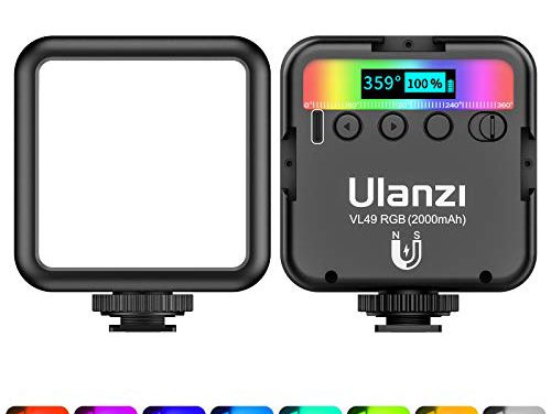 Vibrant ULANZI RGB Video Lights: Portable & Powerful Camera Lighting
