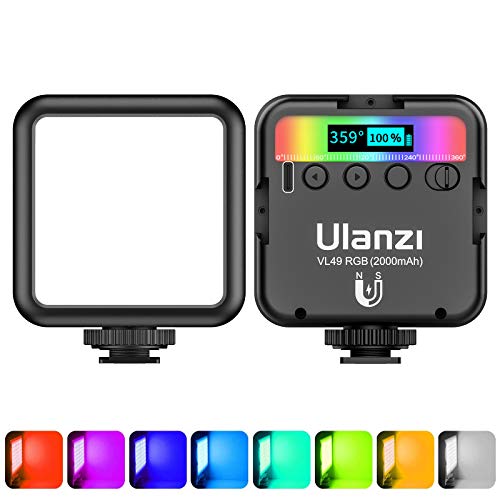 Vibrant ULANZI RGB Video Lights: Portable & Powerful Camera Lighting