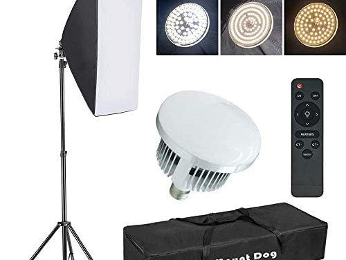 Upgrade Your Lighting: MOUNTDOG Softbox Kit for Stunning Portraits & Videos