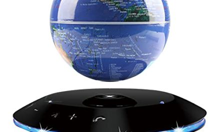 Levitating Globe: Bluetooth Speaker & Floating Speakers – Hands-Free, LED Lights, Cool Tech!