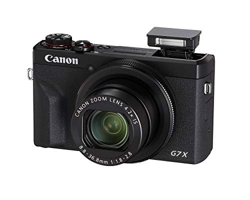 Capture Stunning Moments: Canon G7 X Mark III Camera with Wi-Fi, LCD Screen, and 4K Video – Black (Renewed)