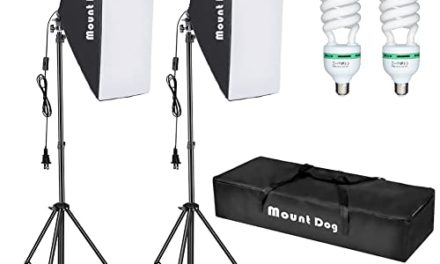 Capture Stunning Shots with MOUNTDOG Softbox Lighting Kit