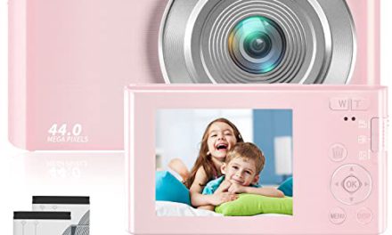 Capture Memories: 4K Kids Camera with 32GB Card, 44MP, Zoom