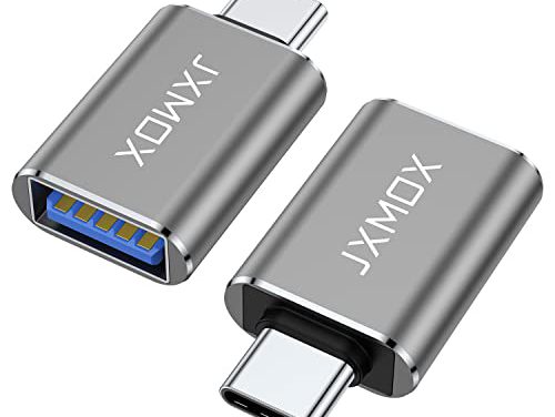 “Enhance Connectivity: Dual USB-C to USB 3.0 Adapters for MacBook Pro, Chromebook, Surface Go, Galaxy”