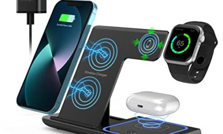 “Supercharged Apple iPhone & iWatch Station: ANYLINCON 3-in-1 Charger!”