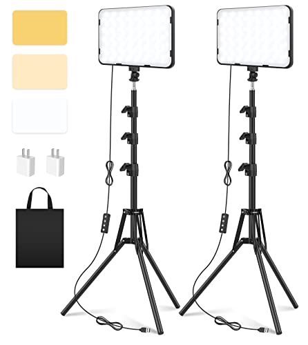 “Capture Perfect Moments: Portable LED Video Lighting Kit & Tripod”