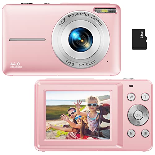 Capture Memories with 32GB Card FHD 1080P Kids Camera