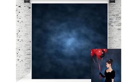 Vibrant Blue Backdrop for Stunning Portrait Photography