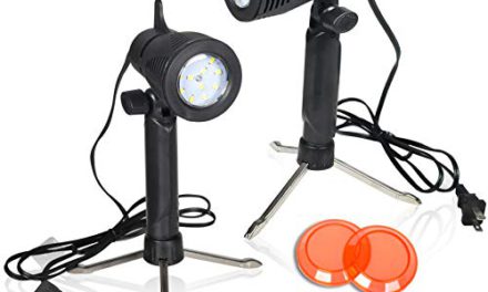“Capture Stunning Moments: Portable 5500K LED Light for Table Top Photography – 2 Sets”