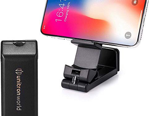 Travel-Friendly Unitron Airplane Phone Stand for iPhone 14 Pro Max – Foldable, Portable, and Convenient
