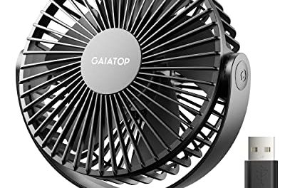 Powerful Gaiatop USB Desk Fan – Cool, Quiet, Portable
