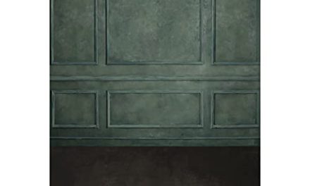 Stunning Old Master Green/Brown Canvas Backdrop for Pro Photos