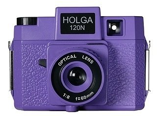 Introducing: Holga’s Vibrant Violet Camera – Portable and Stylish!