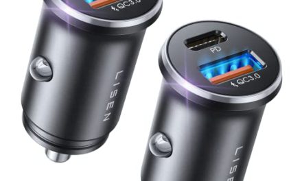 Powerful USB C Car Charger: Ultra-Fast 48W All Metal Flush Fit Charger for iPhone 14 Pro Max, Galaxy S23/22, Pixel, iPad Pro