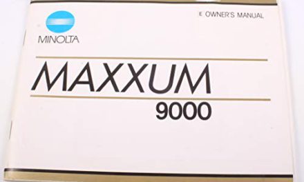 Vintage Minolta Maxxum 9000 Manual