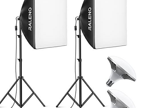 Capture Stunning Photos with RALENO® Softbox Lighting