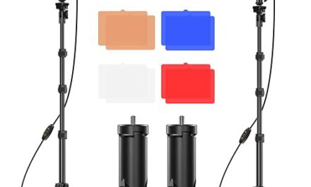 Portable Studio Lights: Emart LED Fill Light for Stunning Photos and Videos