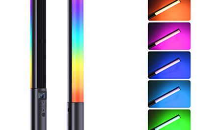 Vibrant RGB LED Wand: Remote Control, Dimmable, Portable