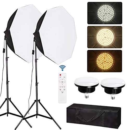 Capture Stunning Photos with Octagonal Softbox Lighting Kit