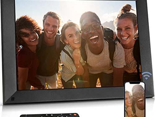 “Share Memories: WiFi Digital Frame with Touch Screen, Auto-Rotate, and 16GB Storage – Perfect Gift!”