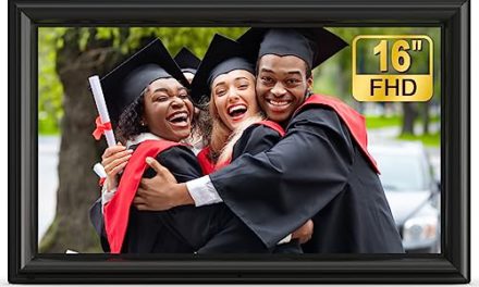 “Gift Grandparents: 16″ WiFi Cloud Frame – Share Memories!”