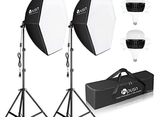 Capture Stunning Portraits with HPUSN Softbox Lighting