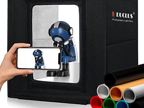 Capture Stunning Photos with DUCLUS Portable Photo Studio – Perfect for Jewelry, Miniature Models