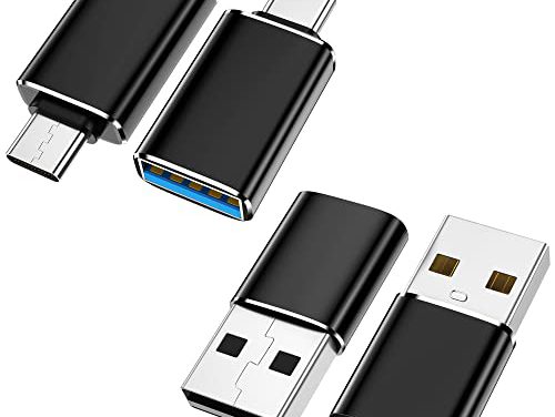 “SuperSpeed USB C Adapter Pack: Fast Data & Charging for iPhone/PC/Samsung/iPad/Laptop”