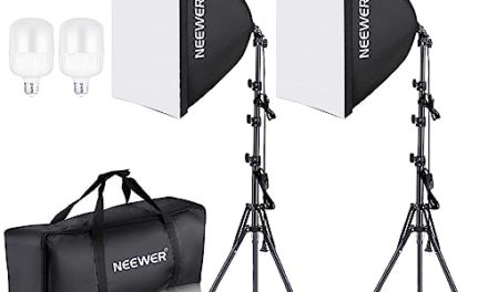 Powerful Softbox Lighting Kit for Professional Photography