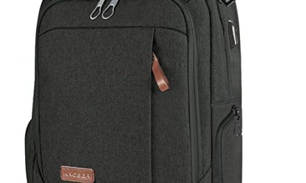 “Powerful Laptop Backpack: 17.3 Inch, USB Charging, Water-Repellent – Ideal for Business/College!”