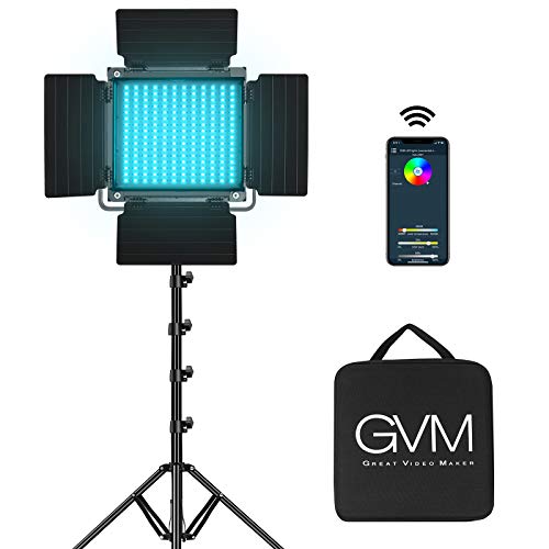 Vibrant GVM RGB LED Light Kit: Enhance Your Studio Photography!
