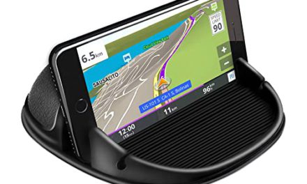 “Secure Car Phone Mount: Slip-Free Silicone Pad for Dashboards, Compatible with iPhone, Samsung, Android & GPS Devices”