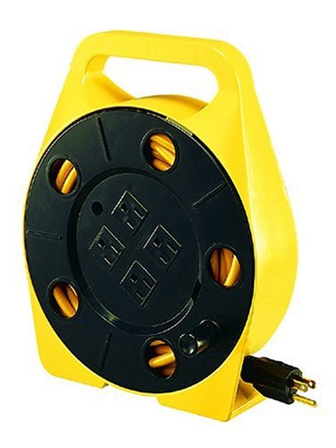 Portable 4-Outlet Cord Reel: Bayco SL-755