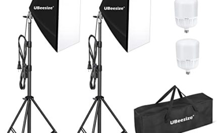 “Capture Perfect Moments: UBeesize 27″ x 20″ Softbox Photography Kit – Pro Lighting for Videos & Portraits”