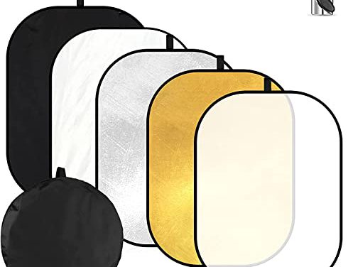 Capture Stunning Photos with 5-in-1 Oval Light Reflectors