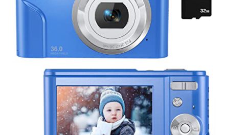 “Capture Joy with 36MP Kid’s Camera – Full HD Rechargeable Mini, 32GB SD Card”