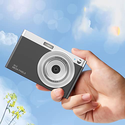 “Capture Moments: Lanhui 16X Zoom Digital Camera, 50MP, Rechargeable – Perfect for Students, Teens, Kids!”