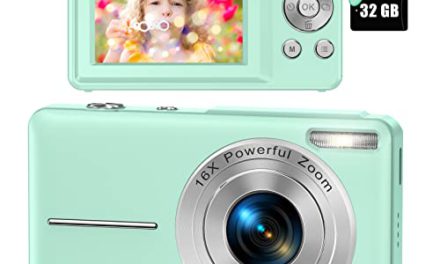 Capture Moments: HD Video Camera for Teens – 32GB SD Card Included
