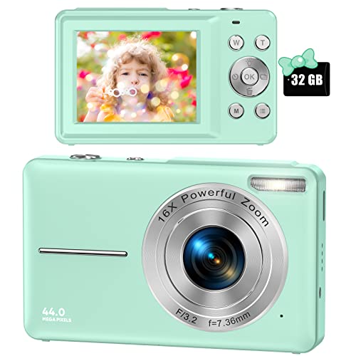Capture Moments: HD Video Camera for Teens – 32GB SD Card Included