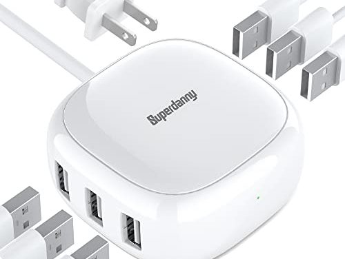 Powerful 6-Port USB Charger for All Your Devices