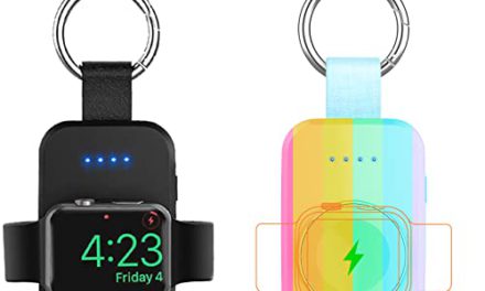 “Power Up Your Apple Watch Anywhere with Rainbow Black Ultra Charger!”