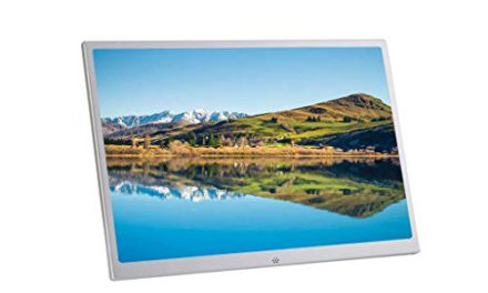 Slim 17″ Aluminum Digital Frame: Stunning, Wall-Mounted Ad Machine