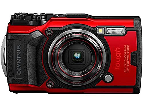 “Capture Stunning Underwater Moments: Olympus TG-6 Red – Waterproof, Freeze-proof, 4K Video”