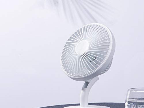 “Powerful USB Fan: Stay Cool Anywhere with HJINGBIN Rechargeable Mini Fan”