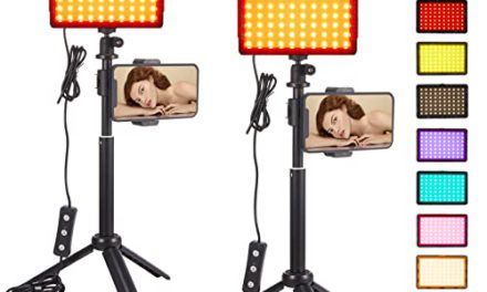 Upgrade Your Video Lighting Setup: SWDPORT 2-Pack LED Lights + Tripod Stand + 9 Color Filters