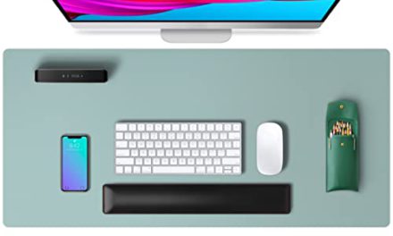 Protect and Enhance Your Desk with Non-Slip Leather Pad