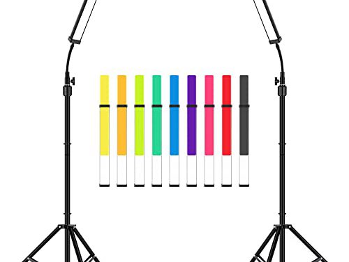 Powerful LED Video Lighting Kit for Stunning Live Streaming and Portraits