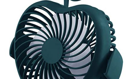 Portable Green USB Desk Fan for Personal Cooling