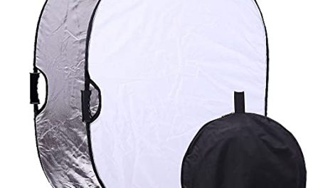 “Enhance Photos Anywhere: Collapsible 2-in-1 Reflectors”