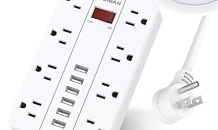 Ultimate Charging Station: 6 USB, 8 Outlets, Surge Protection